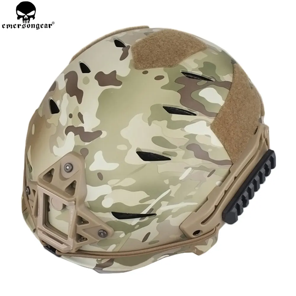 EMERSONGEAR EXF BUMP Helmet with Goggle Glasses Protective Tactical Military Airsoft Paintball Helmet Multicam EM8981