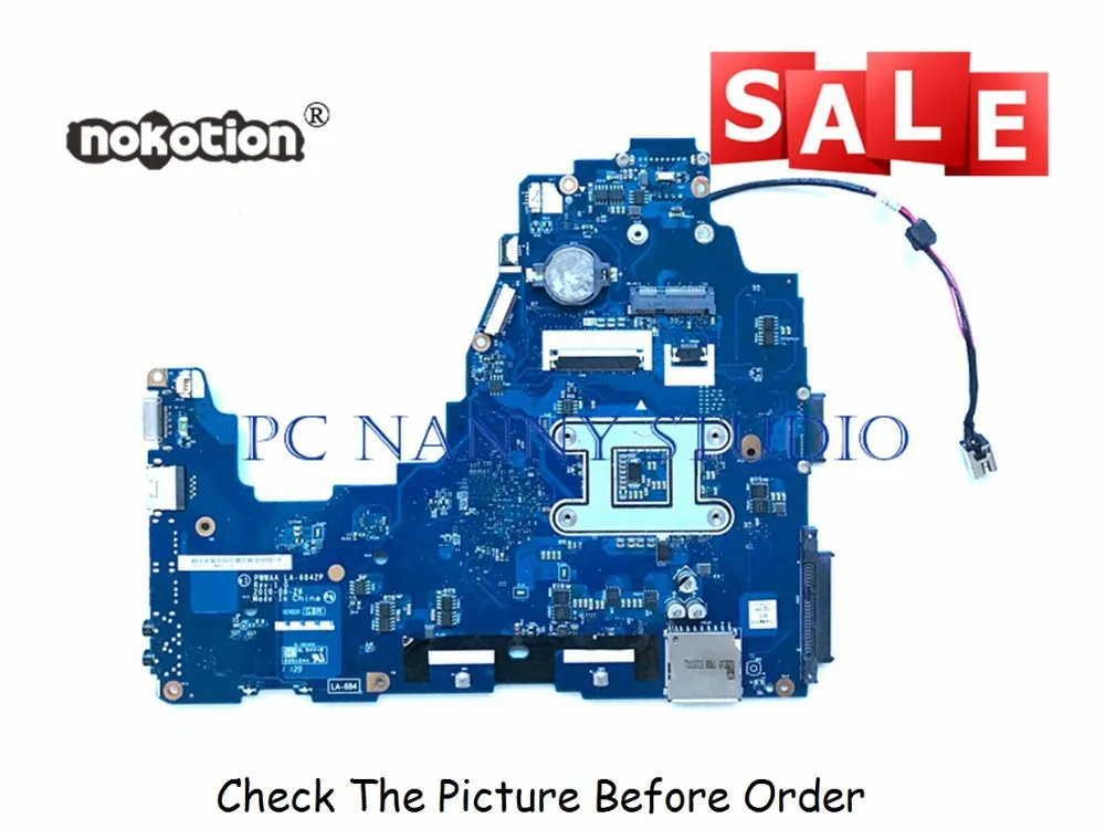 PCNANNY LA 6842P K000111440 для Toshiba Satellite C660 материнская плата ноутбука HM55 DDR3