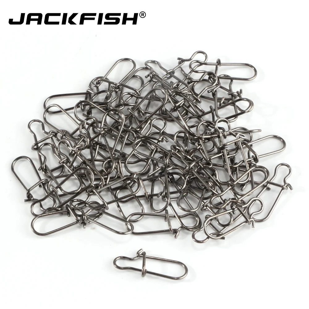Аксессуары для рыбалки JACKFISH 100 шт./лот #000 #4 вертлюг из нержавеющей стали