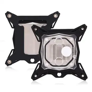 

Universal 0.3mm Mini Computer CPU Cooling Water Block Cooler Kit Red Copper Base for Intel without the quick twist joint