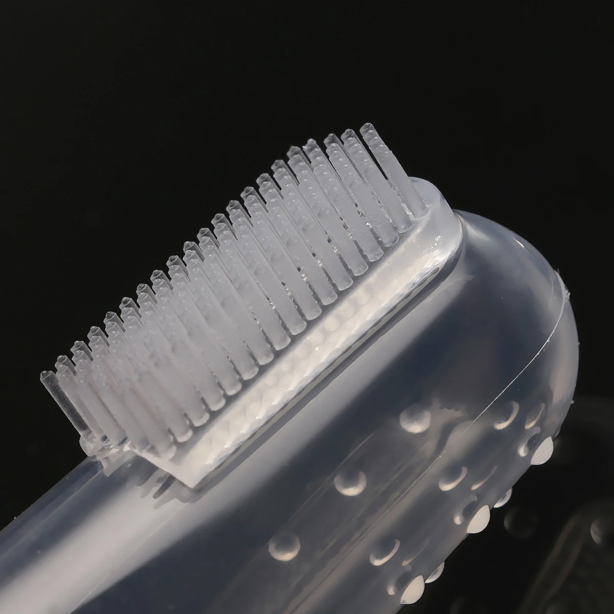 1Pcs Baby Infant Healthy Soft Silicone Finger Toothbrush Teeth Rubber Massager Kids Brush Convenient With Box Three Color