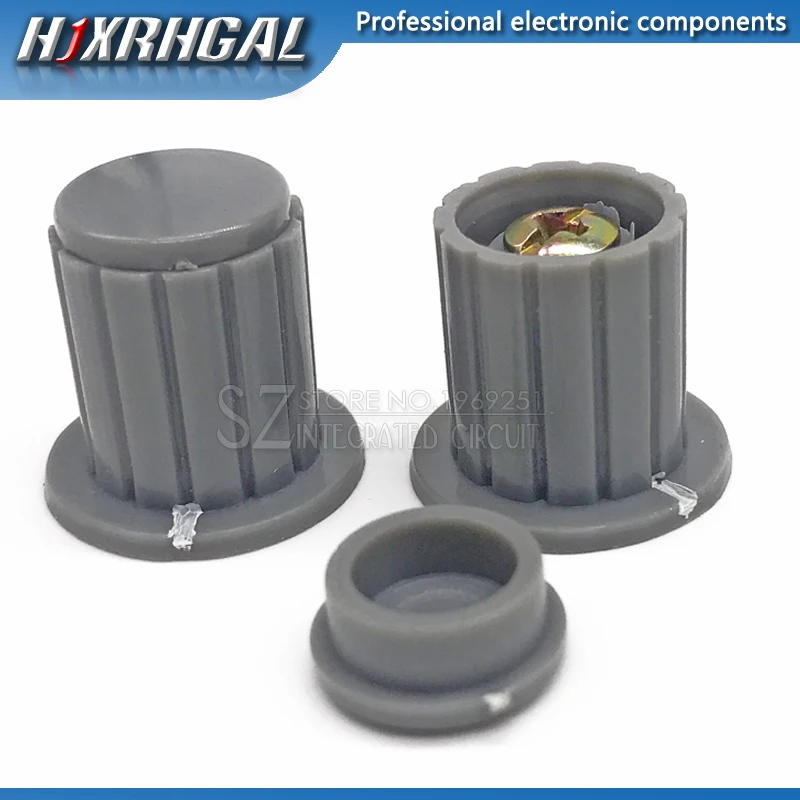 5PCS Grey knob button cap is suitable for high quality WXD3-13-2W - turn around special potentiometer hjxrhgal | Электронные