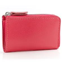 Мужские кошельки из натуральной кожи на молнии для автомобильных ключей, мужские ключницы, ключницы, органайзер для ключей, женские Брелки, чехлы для ключей, деловые