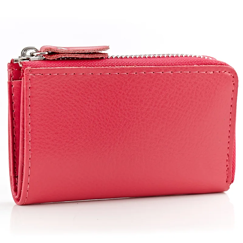 

2019 Zipper Men Genuine Leather Car Key Wallets Men Key Holder Housekeeper Keys Organizer Women Keychain Covers Key Business