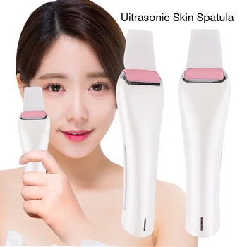 

Ultrasonic Skin Scrubber Cleanser Face Cleaning Acne Removal Facial Spa Massager Peeling Extractor Skin Beauty Device massage
