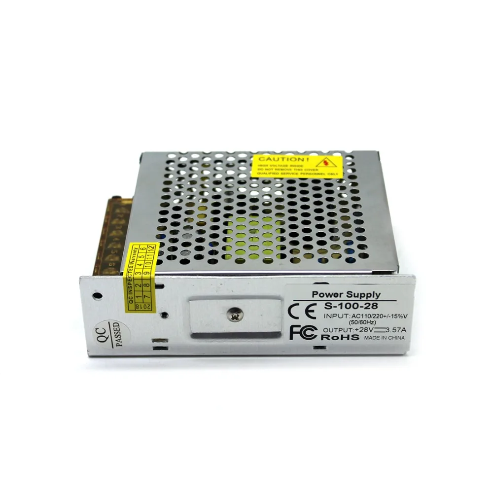 100W 28V 3.6A одиночный выходной драйвер импульсного источника питания Трансформатор