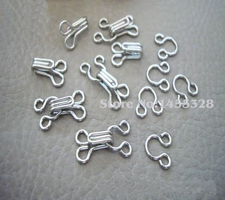 Wholesale 200pairs lot metal brass bra underwear hook and eye pant font b skirt b font