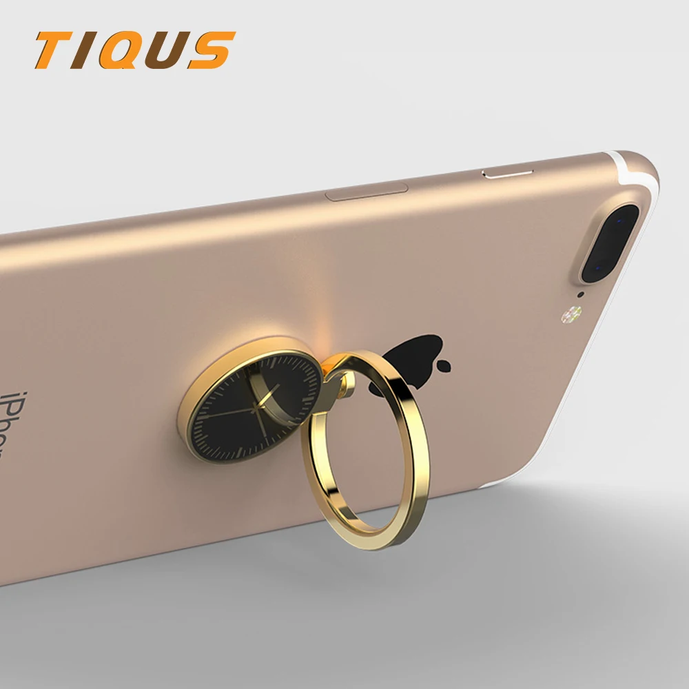 TIQUS Phone Finger Ring Holder 360 Degree Stand For Samsung Xiaomi iPhone X XR 7 6 8 Plus Smartphone Universal Cellphone Holder