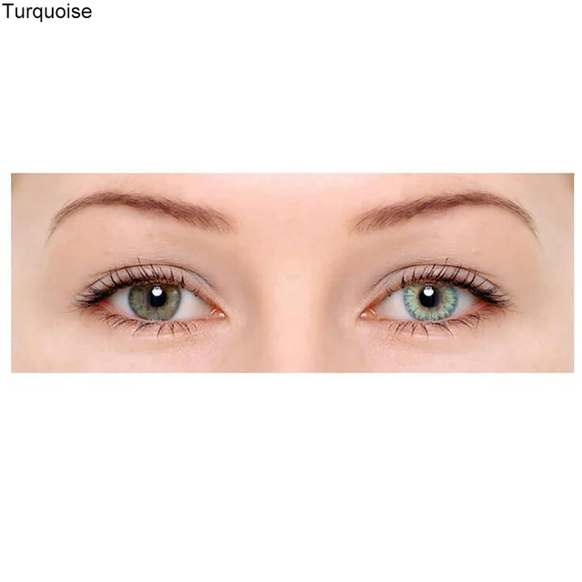 2Pcs Big Eyes Colored Colorful Cosmetic Solution Women A Year Use Makeup Eyewear&hellip;