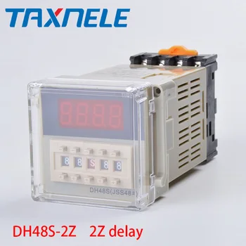 

DH48S-2Z 2Z Delay Relay Time Relay with Socket AC110V AC220V DC24V DC12V 8 Pins timer module