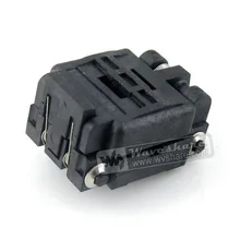 24QN50K14040 24QN50S14040 Plastronics IC Тесты разъем 0,5 мм шаг 24 шпильки QFN24 MLP24 MLF24 посылка