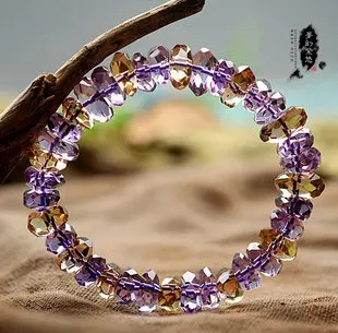 

Ametrine bracelet natural ametrine bracelet garnet tourmaline