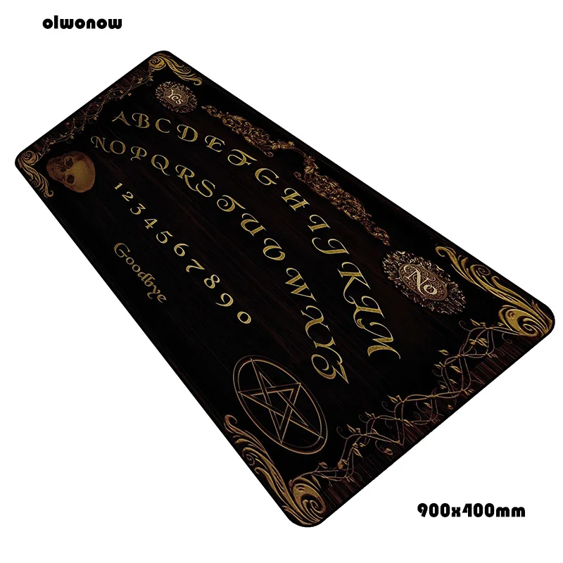 Ouija коврик для мыши геймерский офисный 90x40 см Коврик для мыши notbook игровой коврик для мыши гаджет коврик для мыши ПК стол коврик для мыши - Цвет: size900x400x2mm