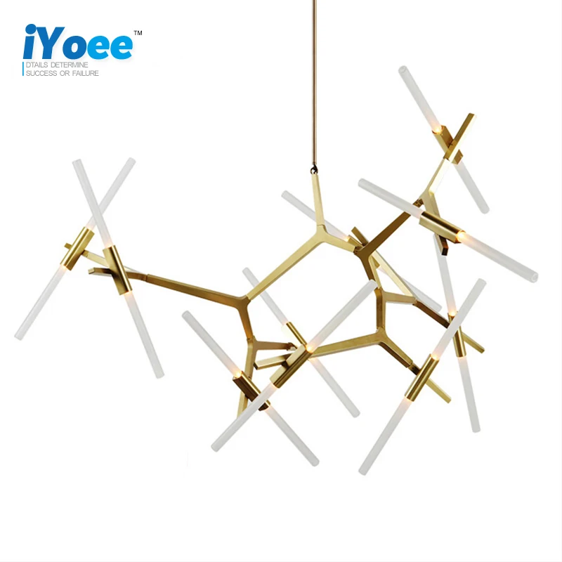 

Modern Hill Agnes Light Minimalist Art Decoration Branch Agnes LED Lamp Dinning Room Living Room Agnes Chandelier Fashion