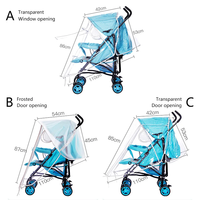 Водонепроницаемый EVA дождевик для коляски Коляска корзину пыли дождевик плащ для Детские коляски Аксессуары Детские коляски