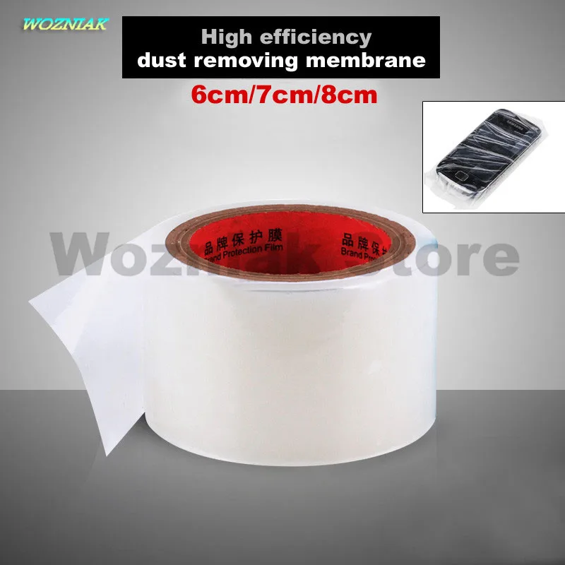 

Wozniak High efficiency Mobile phone dust film removing membrane Adhesive tape LCD screen protective film Glass protective tape