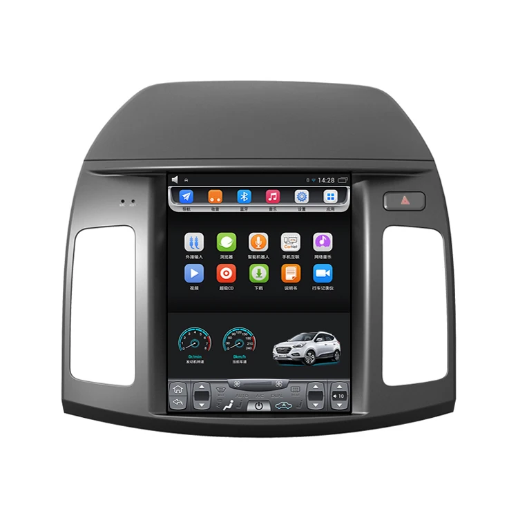 2008-2016 Elantra Avante 10.4 inch Tesla Vertical touch Screen Android Car GPS Navigation multimedia Bluetooth Wifi