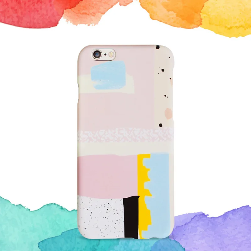 Fashion Watercolor Painting Graffiti Coque Funda Matte