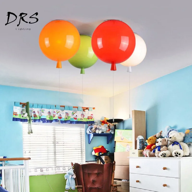 Plafoniera A Palloncino Bianco In Acrilico – Lampada Da Soffitto Ovale Per Camerette, Ragazzi E Ragazze, Luce Soffusa E Romantica