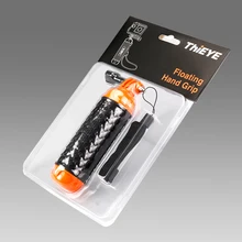THIEYE Waterproof Action Camera Floating Mount Handle Handheld Stick Monopod Cam Rubber Handle Bar for All Cam