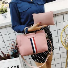 2019 Fashion Leather Shoulder Bag Women 2019 Female Contrast Color Handbag Set New Elegant Luxury Bag High Quality Ladies Purse 2019 Fashion Leather Shoulder Bag Women 2019 Female Contrast Color Handbag Set New Elegant Luxury Bag High Quality Ladies Purse