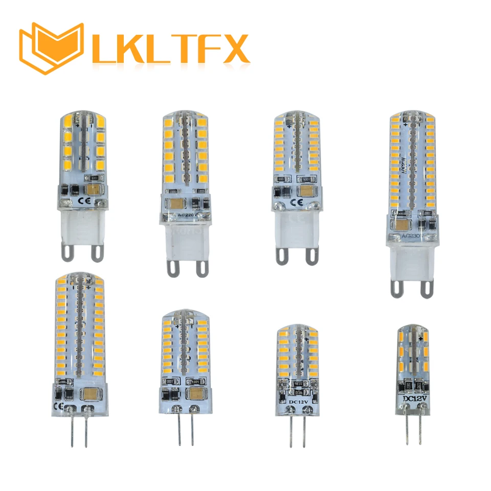 Бесплатная Доставка 10 шт. лампада De LED G9 G4 лампа AC220V ночник SMD 3014 2835 потолок Люстры