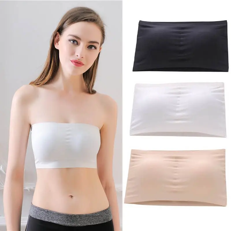 WEIXINBUY новый модный бюстгальтер Deportes Tubes для девочек топ Boob Crop без бретелек удобные женские