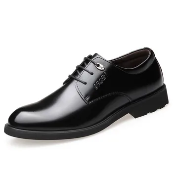 

Male Wedding Shoes Spring Leather Comfortable Brand Social Fashion Classic Men Shoes #MS8116122