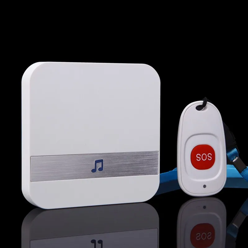 CACAZI Security Old people/ Child /Patient distress Help pager Medical Call Panic Alert Home Safety Alarm Doorbell call ring