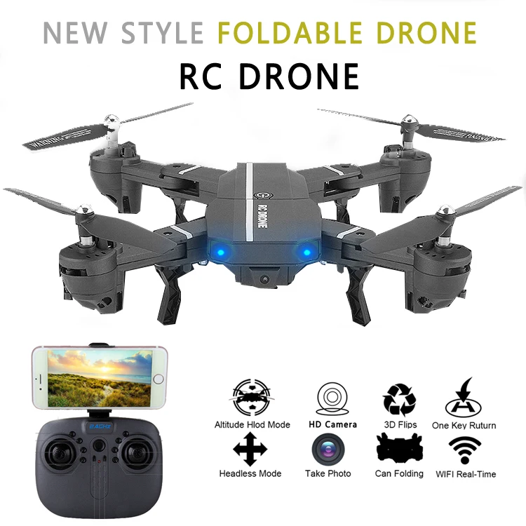 tyran hydrogen hale EBOYU 8807HW RC Drone 2.4Ghz 2.0MP Wide Angle Selfie Drones Foldable RC  Quadcopter Wifi FPV RC Drone Altitude Hold 3D Flips RTR