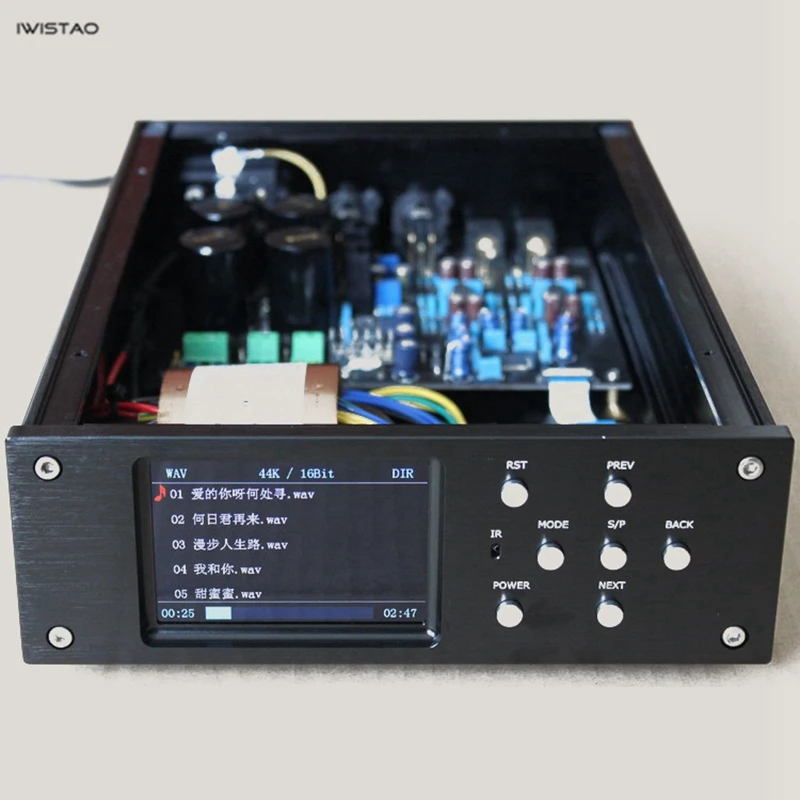 IWISTAO HIFI Цифровой плеер MCU STM32F407ZET6 декодер AK4495SEQ Play WAV FLAC APE MP3