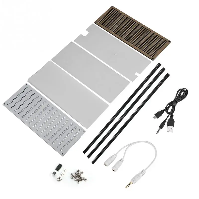 

DIY Big Size Touch Music Spectrum Kits 225 Segment LED Lights Digital Audio Music Spectrum Analyzer Display