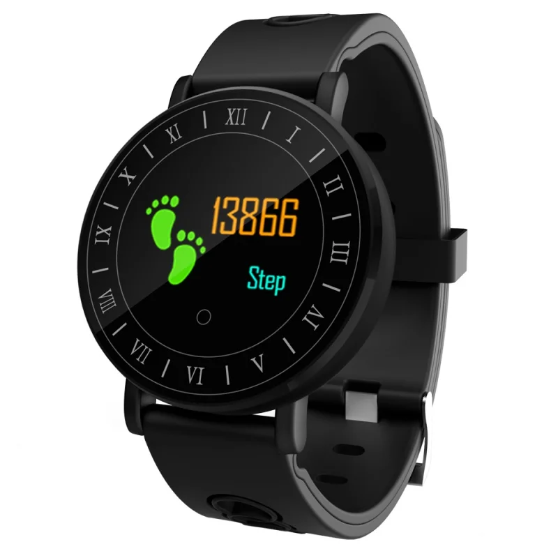 1.0 inch OLED Display Smart Watchs For iOS Android Iphone 8 X Samsung S8 S9 Note 5 Dynamic Heart Rate Comfortable Smartwatch