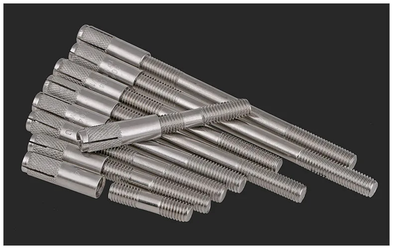 

304 stainless steel double-ended screws Expansion screw M6 M8 M10 M12 stealth partition fixed bracket accessories screws