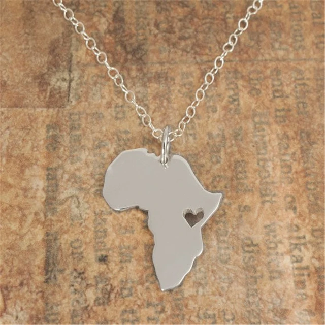 Africa map Pendant necklace | Afrilege