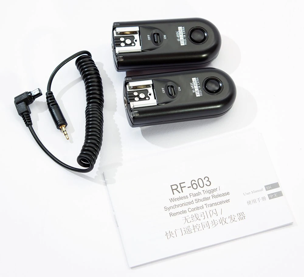 EDT Yongnuo YN RF 603 C3 Wireless Flash Trigger Shutter Release Remote Control For Canon C3