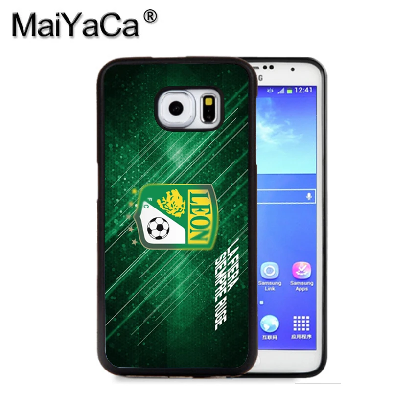 Maiyaca клуб Леон логотип 6 Чехол для Samsung S9 S8 плюс S7 S6 Edge Plus Примечание 8 7 5 s5 S4 принт