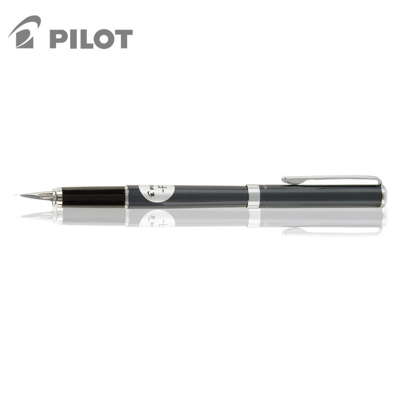 Черный 1 шт., ручка PILOT Cavalier, FCA-3SR, желтый, лакированная медь, стержень с поглотителем чернил, 0,5 мм, F наконечник, 0,6 мм, M-point, Студенческая ручка для письма - Цвет: Черный