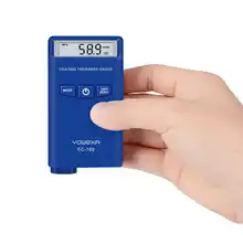 Мини цифровой датчик толщины покрытия 0-2000um Авто пленка краски Толщина метр F/N зонд ЖК-дисплей толщина измерения инструменты