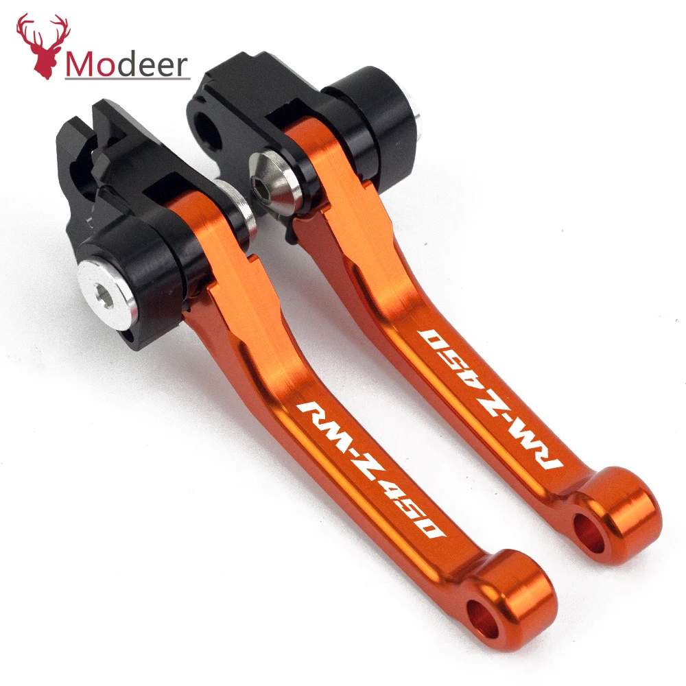 Dirt Bike Motocross handlebar Levers Motorcycle CNC Pivot Brake Clutch Lever For Suzuki RMZ450 RM-Z RMZ 450 2005-2017 2018 2019