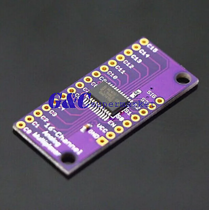 16 Channels Analog Digital MUX Breakout Board Multiplexer CD74HC4067 ... image.