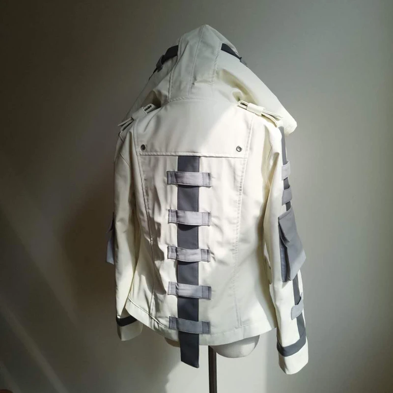  [STOCK]2018 Game PUBG Playerunknown's Battlegrounds Leather Uniform Cosplay Costume Leather Uniform