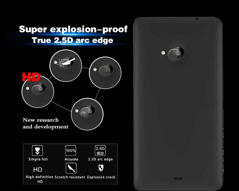 

Genuine Back Camera Lens Protective Film For Nokia 535 Glass Film For Microsoft Lumia 535 Rear Camera Lens Tempered Glass Film