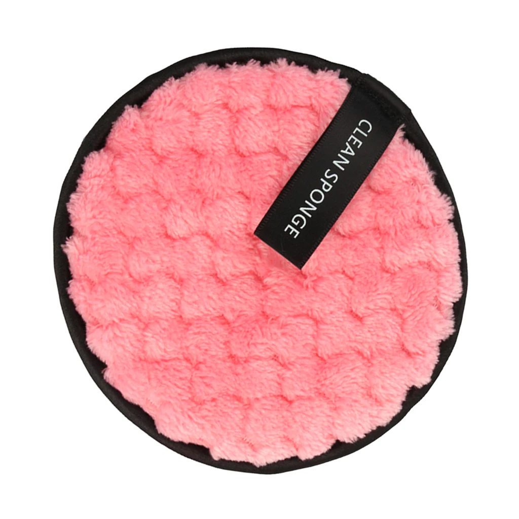 Premium 2 Ways Facial Cleaning Wash Puff Face Sponge Cleansing Pad Soft Pads,Diameter: 12cm/4.72inch