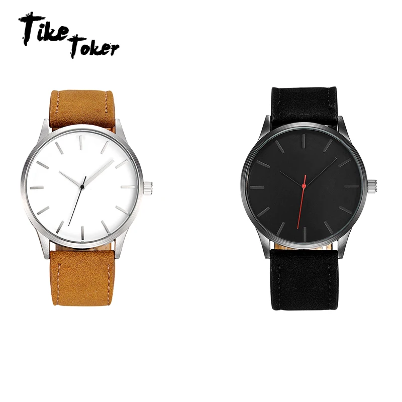 

Reloj 2018 Fashion Large Dial Military Quartz Men Watch Leather Sport watches High Quality Clock Wristwatch Relogio Masculino 11