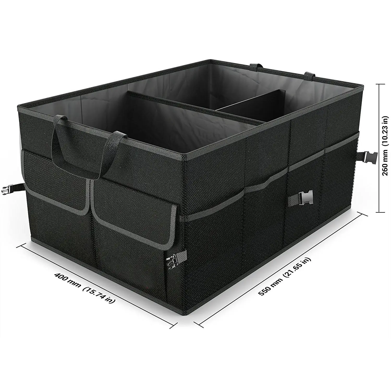 Car Storage Collapse Bin Bag Eco-Friendly Super Strong Collapsible Cargo Storage Box Sundries Organizer For Auto SUV Trunk Box