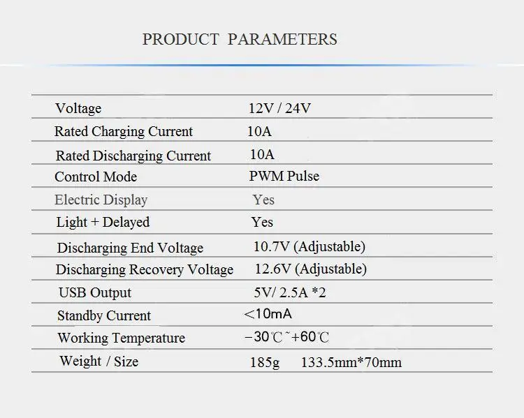 Солнечная панель systerm контроллер 10A 12 V/24 V линейный ШИМ-Регулятор Солнечный контроллер батарея PV ячейка панель регулятор зарядного устройства