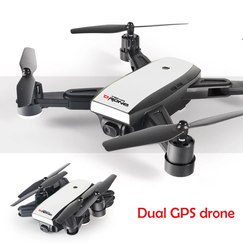

Foldable dual GPS drone Quadrocopter 300 Meters Distance Global Positioning 1080P HD Pro electric adjustable Camera RC drone toy