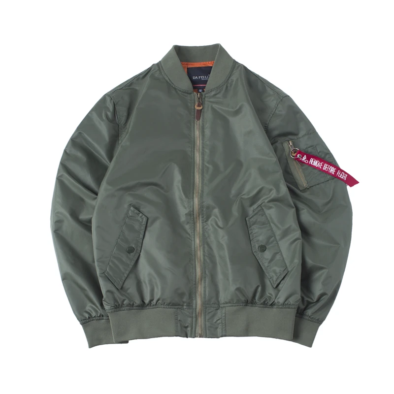  2018 Waterproof High Quality Ma1 Army Green Tactical Military varsity Flight Windbreaker Pilot Air 