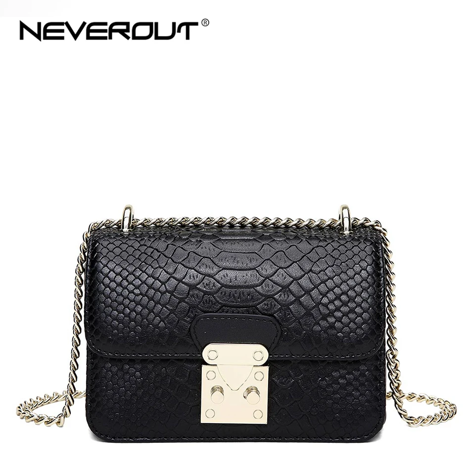 

NEVEROUT Solid Flap Handbag Split Leather Messenger Bags for Women Mini Crossbody Bag Brand Name Design Shoulder Bag Sac Black